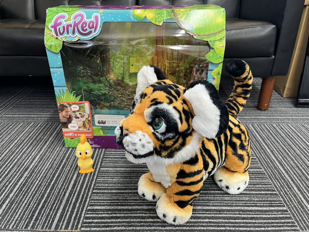 furReal мех настоящий Roar кольцо * Thai la- игрушка мягкая игрушка в коробке тигр Tiger перемещение расческа ... игрушка животное животное K-0419-06