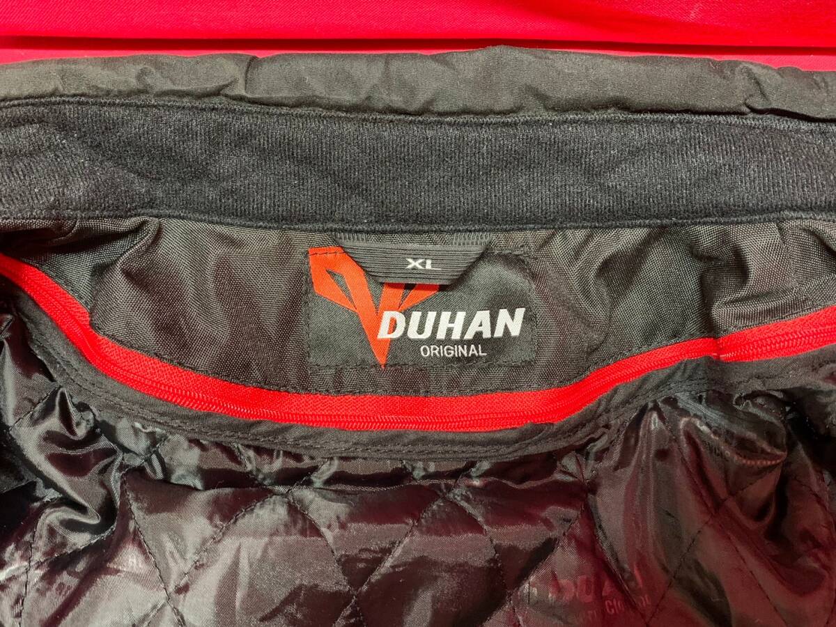 DUHAN ドゥーハン ライダースジャケット XL サイズ バイク用品 バイクウェア 上着 M-0409-6の画像4