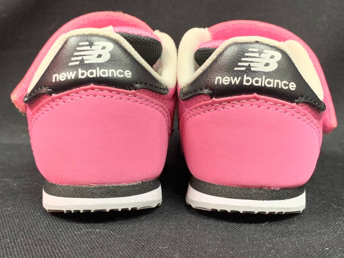 未使用 new balance ニューバランス 14.5cm キッズ 幼児 スニーカー 靴 IV220cp2 ピンク/ブラック ベビーシューズ M-0426-4 の画像8