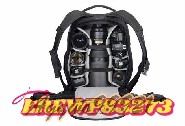 一眼レフ用バックパック Lowepro(ロープロ)フリップサイド500AW 大容量25L レインカバー 三脚取付可_画像5