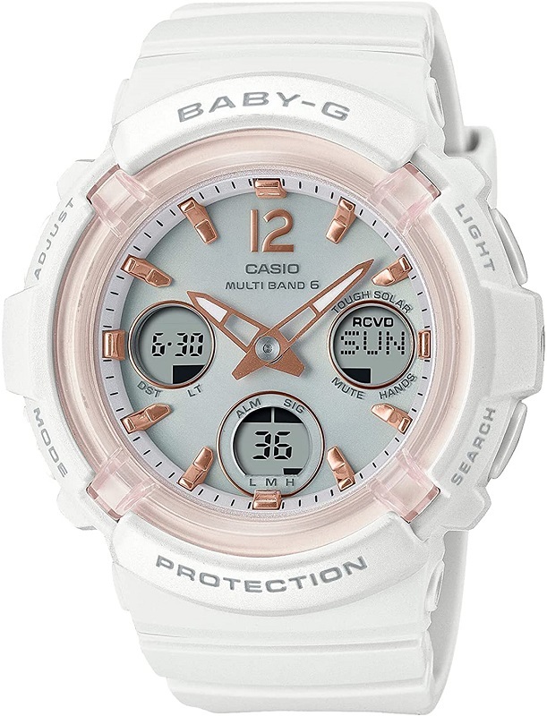 カシオ CASIO 腕時計 BABY-G BGA-2800-7AJF　ソーラー電波　アナデジ レディース　ホワイト_画像1
