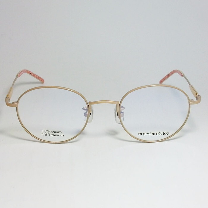 marimekko マリメッコ レディース 女性用 ラウンド 眼鏡 メガネ フレーム 32-0057-3 サイズ47 ピンク_画像2