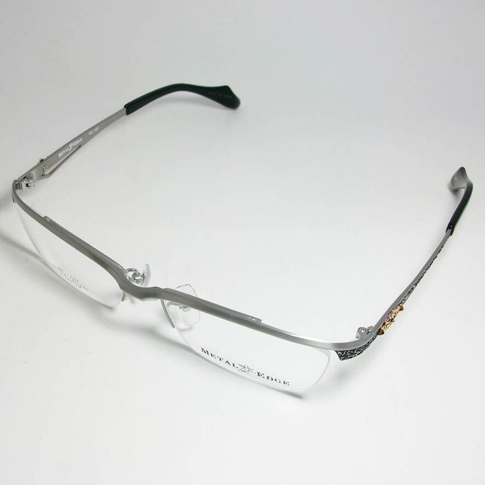 METAL EDGE metal edge glasses glasses frame ME1027-2-56 mat silver 