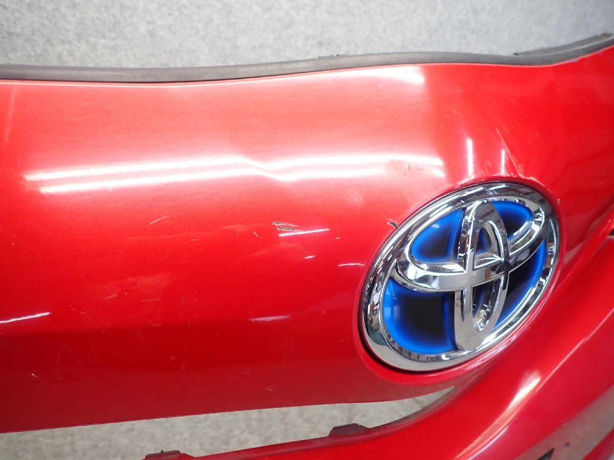  Prius α previous term ZVW41W ZVW40W original front bumper 3R3 red 52119-47240 washer hole have 313317/D20-3