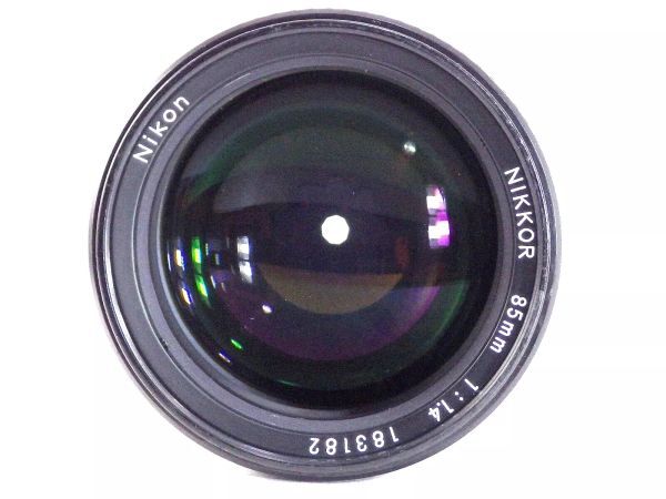 送料無料! Nikon Ai-s NIKKOR 85mm f1.4 MF Lens 完動 美品 人気 ニコン 望遠 単焦点 大口径 レンズ カメラ Camera AIS 一眼レフ Portlaitの画像7