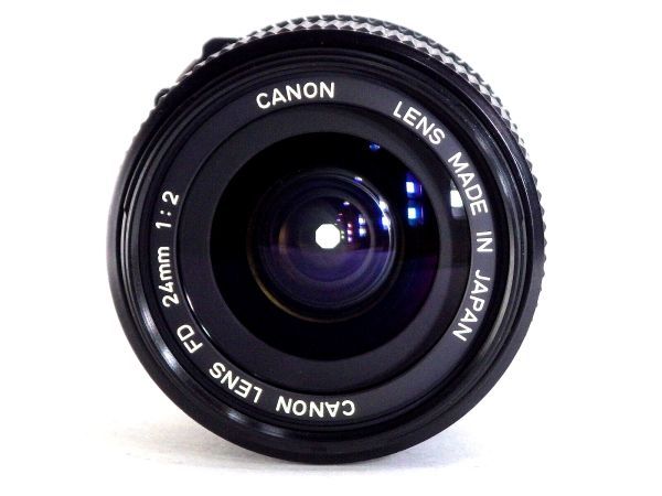 送料無料!! Canon New FD 24mm f2 MF Lens レア 美品 動作OK キャノン 広角 単焦点 レンズ カメラ マニュアル 一眼レフ Camera Wide Angle