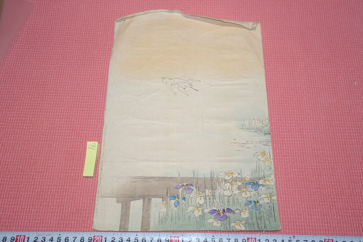 rarebookkyoto YU-292 Meiji period woodblock print **. flower .* Meiji 37 year paper book@. color 1904 year about work Kyoto old thing 