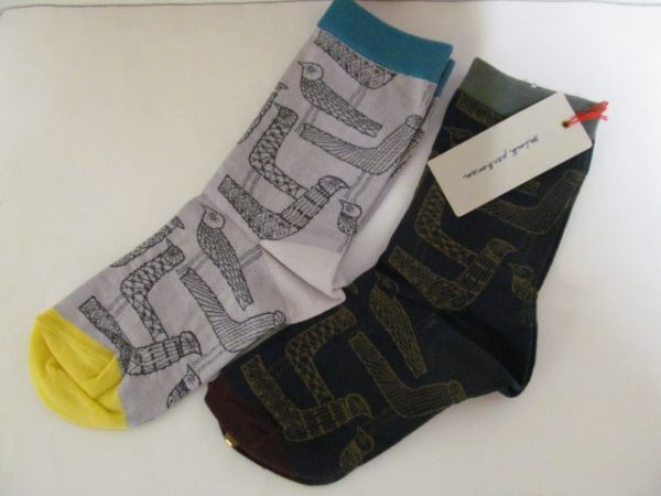 (56897)ミナペルホネン ソックス 靴下 22-24㎝ 2足セット タグ付き 未使用の画像1