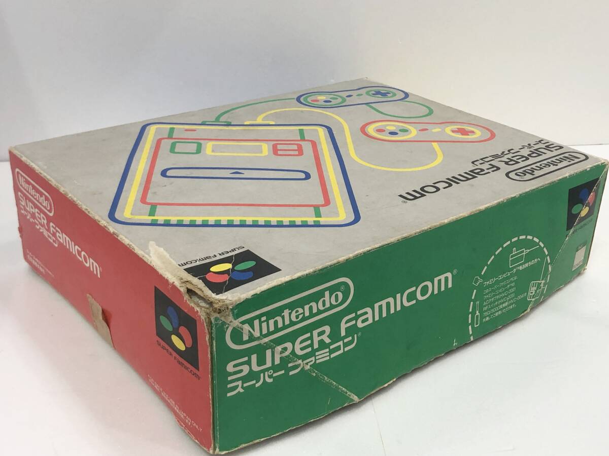 Nintendo 任天堂 SUPER FAMICOM スーパーファミコン 本体 SHVC-001 取説/ケーブル/コントローラー/外箱付き 動作確認済 AD054080の画像10