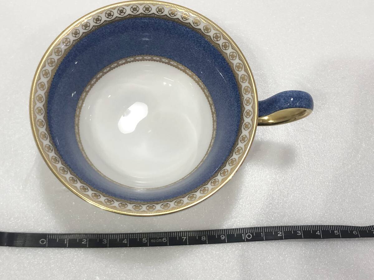 WEDGWOOD ウェッジウッド ULANDER POWDER BLUE ユーランダー パウダー ブルー カップ＆ソーサー アンティーク 洋食器 AD069060の画像10