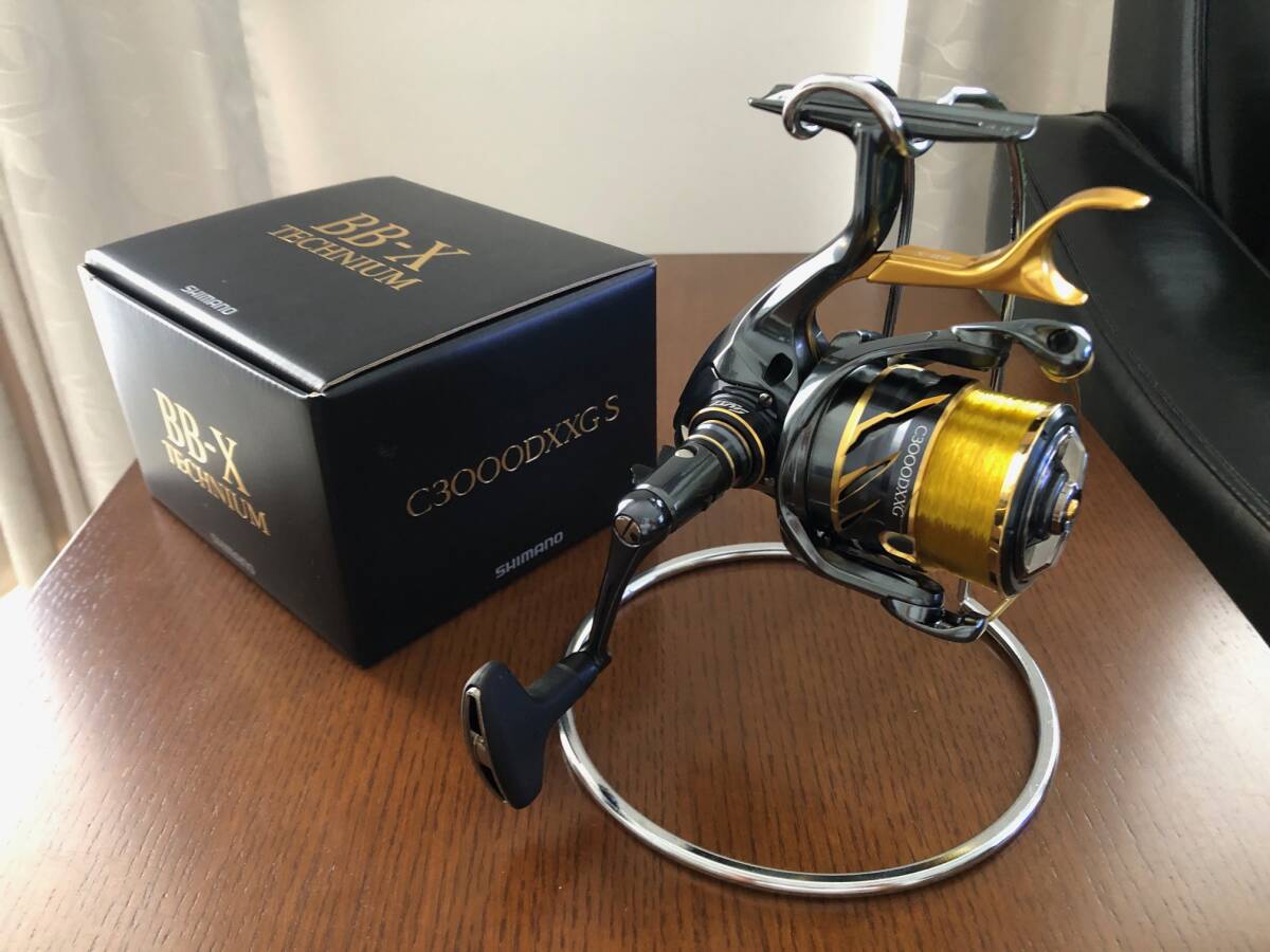 ★SHIMANO シマノ 21 BB-X テクニウム C3000DXXG S R おまけ付 美中古品★の画像1