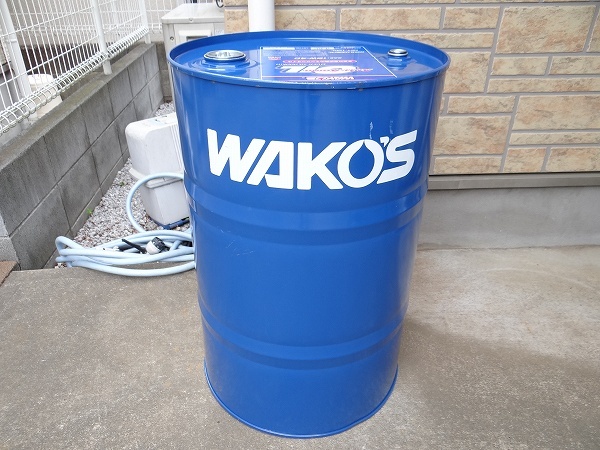 希少 非売品 WAKO'S ワコーズ オイル缶 空き缶 ドラム缶 100L ガレージ インテリア 旧車 現状の画像1
