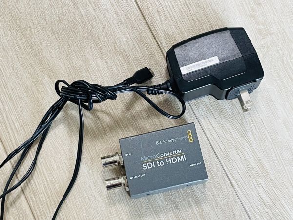 *Blackmagicdesign MicroConverter SDI to HDMI шнур электропитания есть черный Magic дизайн микро конвертер изображение распределение YouTube
