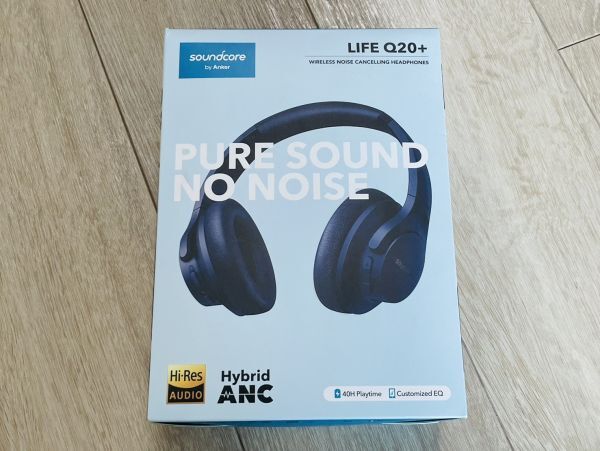 新品 未使用 Anker Soundcore Life Q20+ Bluetooth 5.0 ワイヤレス ヘッドホン アクティブノイズキャンセリング ノイキャン アンカーの画像1