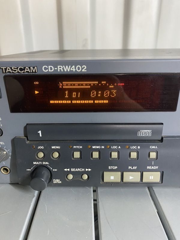 TASCAM タスカム 業務用CDレコーダー CDプレイヤー CD-RW402 CDRWデッキ 音響機器 オーディオ機器の画像10