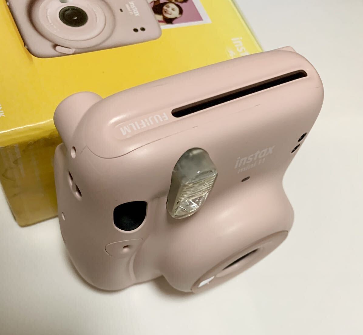 ジャンク FUJIFILM 富士フィルム チェキ instax mini 11 インスタントカメラ ピンクの画像2