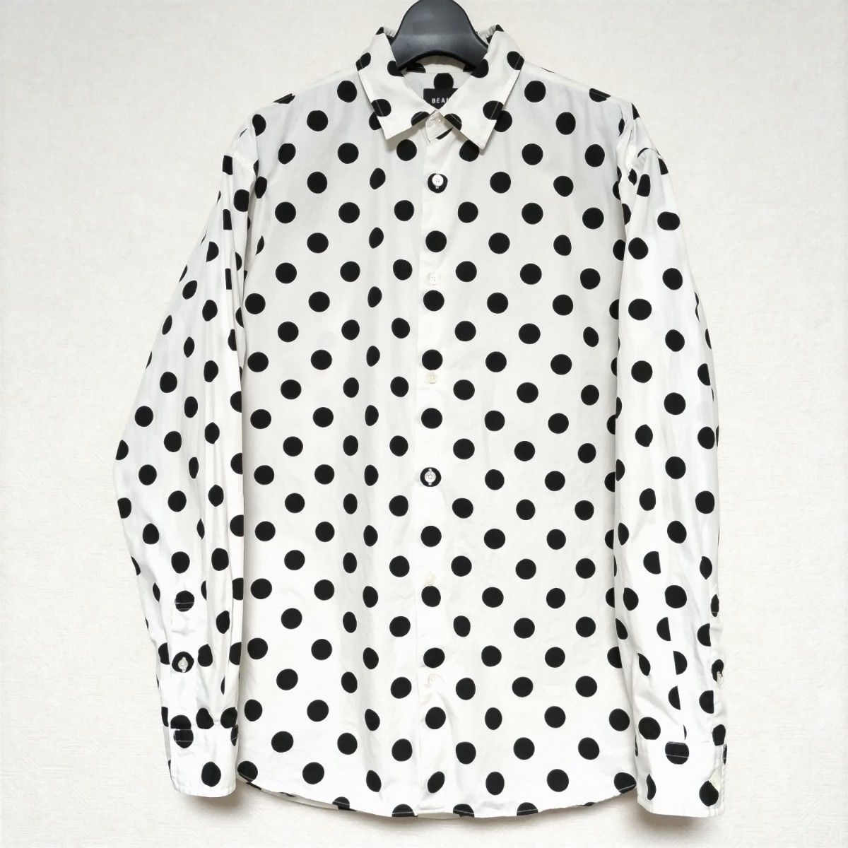 BEAMS ビームス 水玉 ドット柄 レギュラー シャツ 11-11-5188 BEAMS ビームス 水玉 ドット柄 レギュラー シャツ 11-11-5188