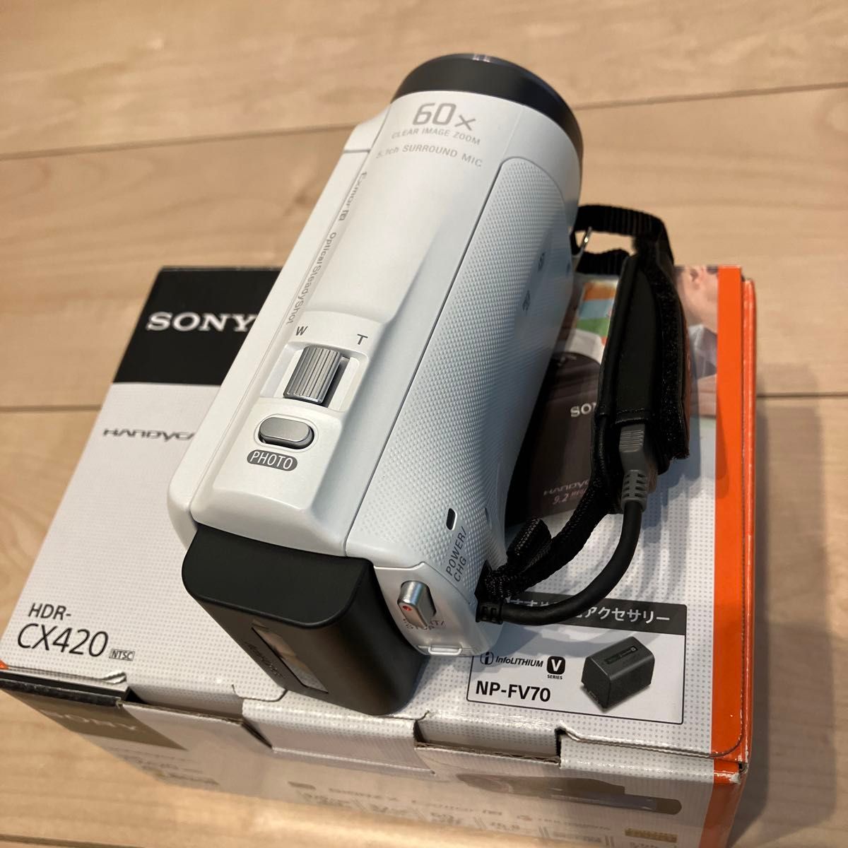 ソニー SONY ハンディカム HDR-CX420 ホワイト ビデオ カメラ ソニー SONY ハンディカム HDR-CX420 ホワイト ビデオ カメラ