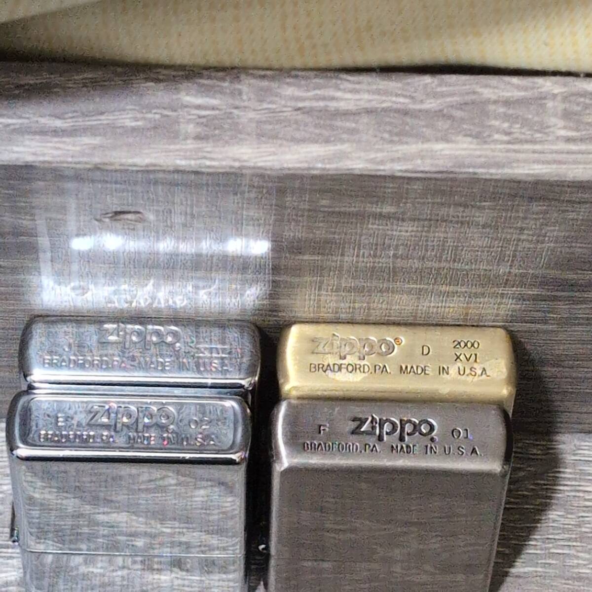 【ジッポ】 Zippo WILD TURKEY 4個セット 1998 2000 2001 2002年製 MADE IN USA ワイルドターキー バーボン ウィスキー お酒 ジッポー レア_画像3