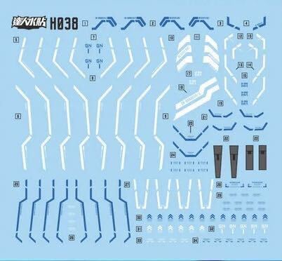 HG 1/144 ガンダムダブルオーダイバーアーク用水転写式デカール　並行輸入品_画像2