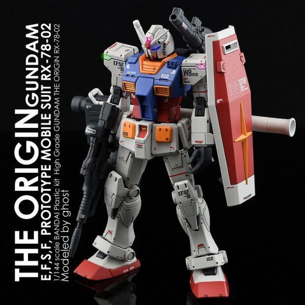 HG THE ORIGIN 量産型ザクII＋RX-78-02ガンダム＋EG RX-78-2用水転写式デカール　並行輸入品_画像3