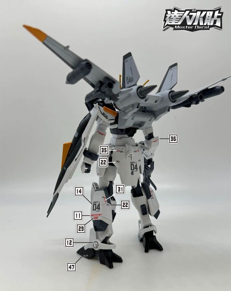 HG 1/144 ウィンダム＆ダガーＬ用水転写式デカール 並行輸入品の画像4