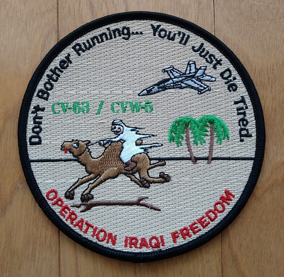 米海軍 CV-63/CVW-5 OPERATION IRAQI FREEDOM パッチの画像1