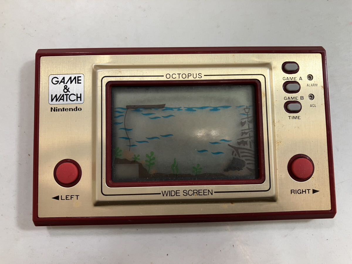 （4-328）Nintendo GAME&WATCH ゲーム&ウォッチ　OCTOPUS 任天堂［宅急便コンパクト］