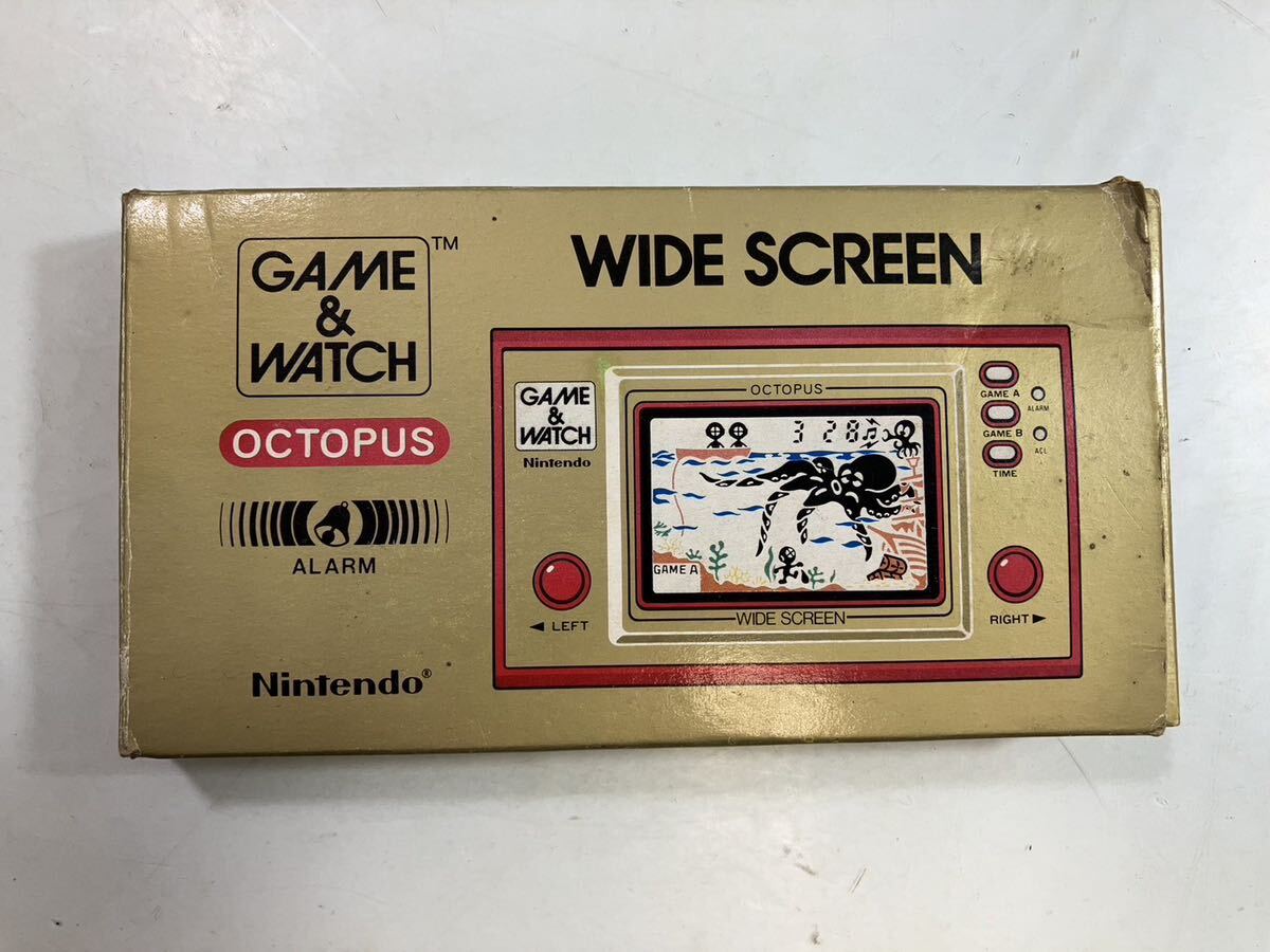 （4-328）Nintendo GAME&WATCH ゲーム&ウォッチ　OCTOPUS 任天堂［宅急便コンパクト］