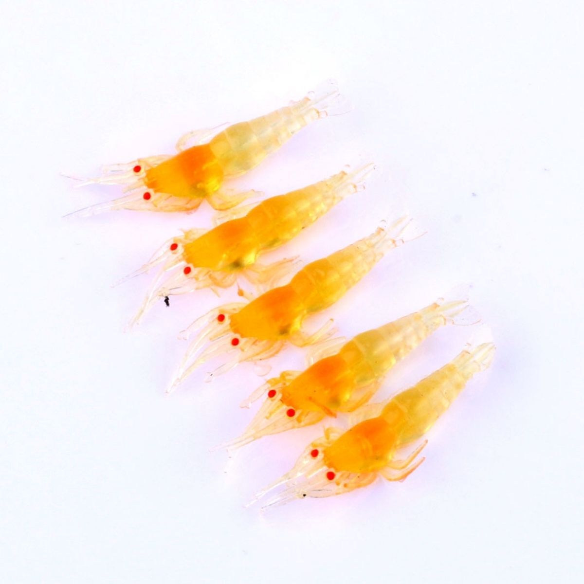 エビワーム オキアミ ソフトルアー 釣り具 ワーム シュリンプ おすすめ 青物 アジング 25個セット 1g 4.8cm A_画像5