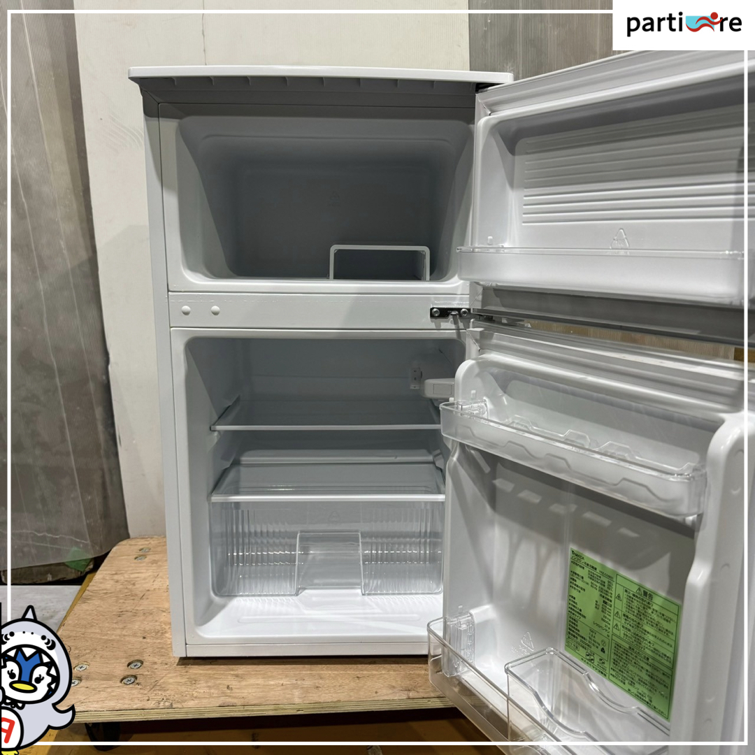 一人暮らしの方向け! 小型冷凍冷蔵庫 YAMADASELECT ヤマダセレクト 2019年製 90Lの画像2