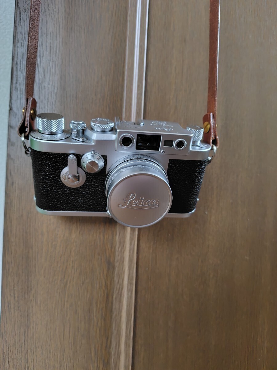 バルナックライカ3G ⅢG エルマーレンズ付き 超美品 オーバーホール済み Leica の画像9