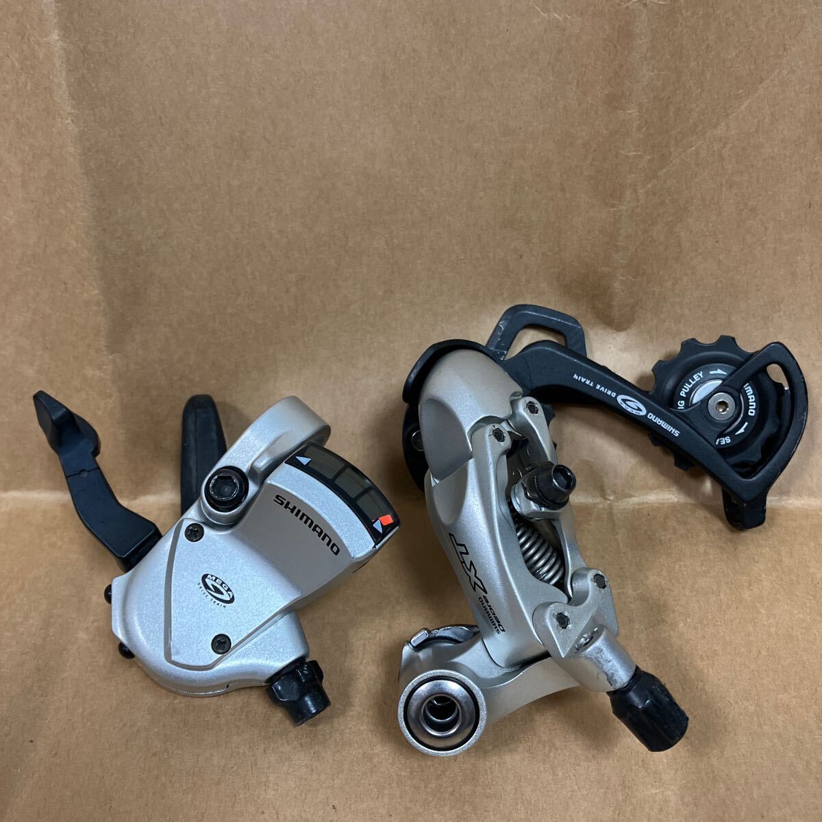 SHIMANO Deore XT 9s RD-M760 GS SL-M751 セット ローノーマル ラピッドライズ シマノ Rivendell リアディレイラー シフター ディレーラー