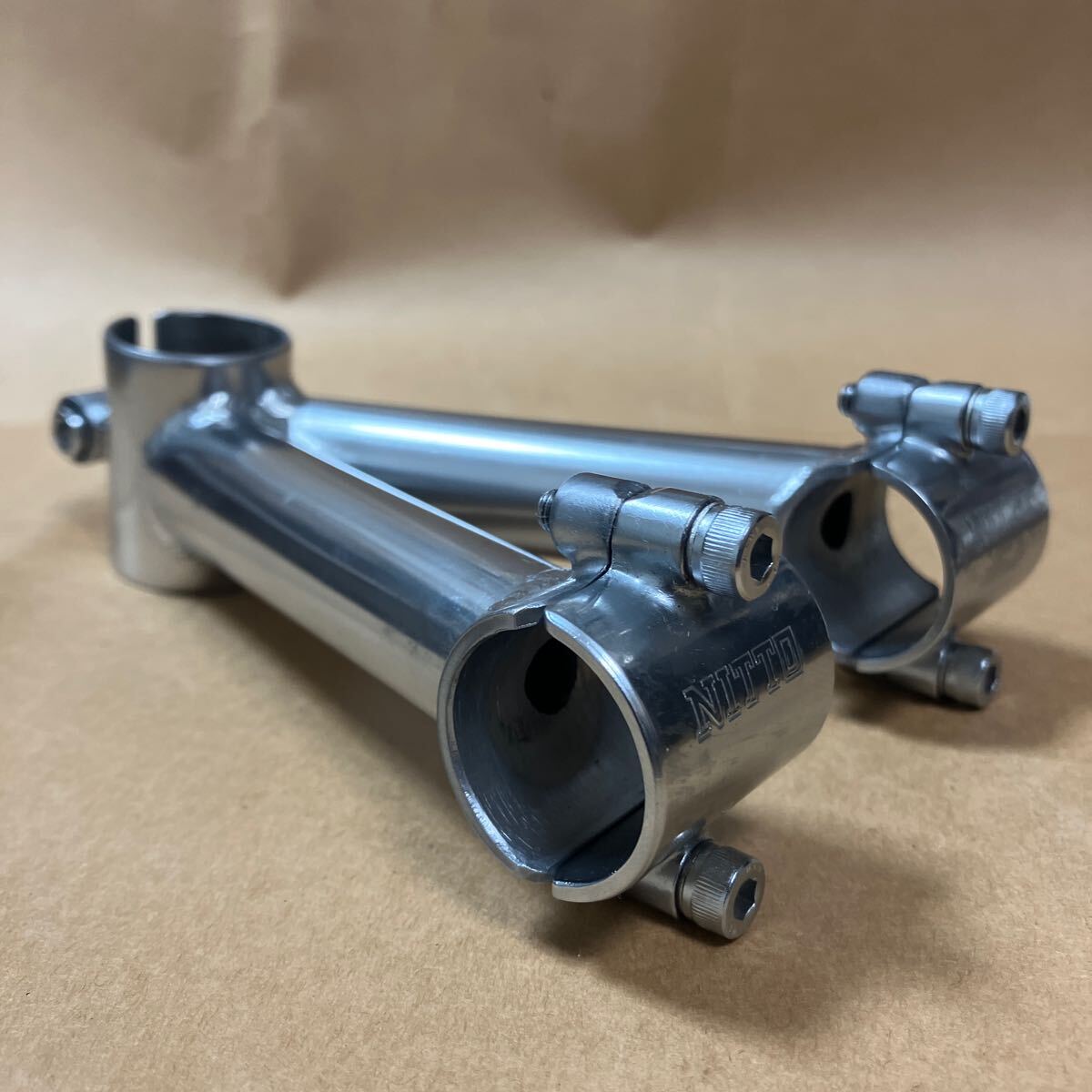 Nitto V-5 ステム 120mm / ニットー 日東 dull シルバー 二股 Nitto V-5 ステム 120mm / ニットー 日東 dull シルバー 二股