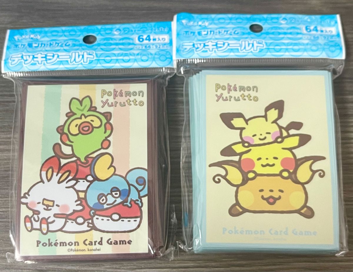 ポケモンカード ポケモンセンター サッポロ デッキシールド デッキケース 札幌&YURUTTO2個セット