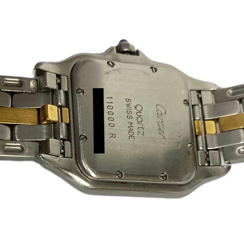 Cartier カルティエ パンテールMMウォッチ 110000R YG×SSコンビ ボーイズ デイト 1ロウ 腕時計 クォーツ コンビウォッチ 稼働品の画像7