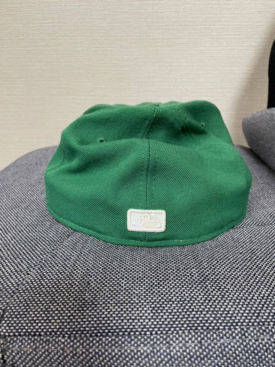 NEWERA 59FIFTY ニューエラ キャップ 帽子 ヤンキース 緑60.6cmの画像4