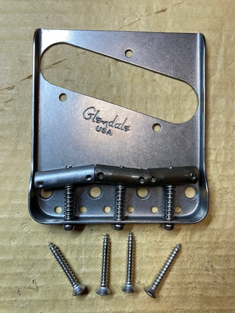 Glendale Guitars vintage テレキャスター ブリッジ サドルセットの画像1