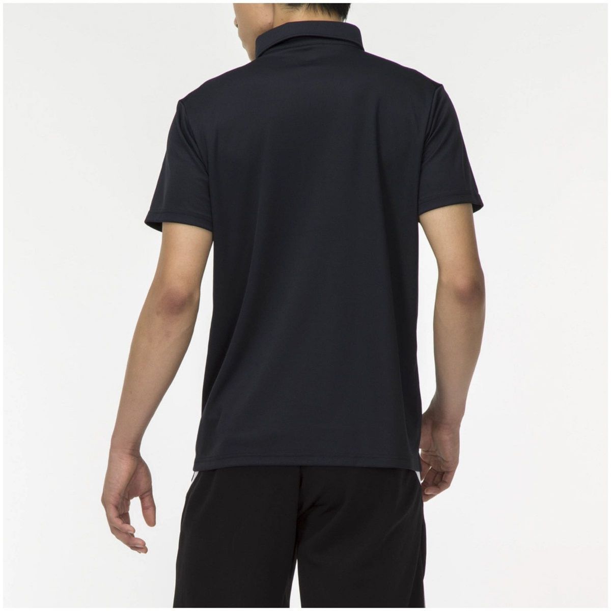 [新品] ミズノ MIZUNO ポロシャツ  ボタンダウン 32MA218009 半袖ポロシャツ 黒 ゴルフ