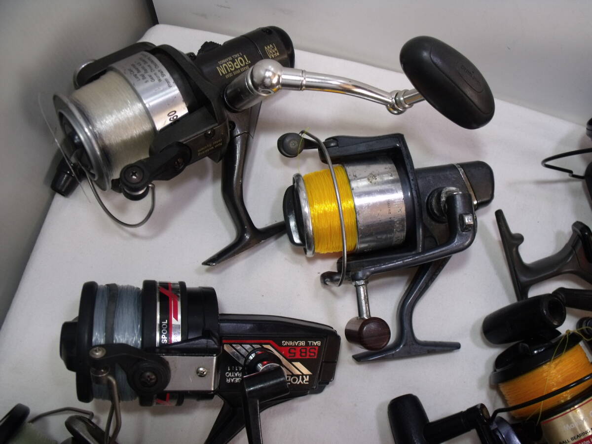 【中古スピニングリール no.2】ダイワ(Daiwa) シマノ(Shimano) リョービ(RYOBI)等 まとめて 11台 投げ・ルアー釣り_画像2