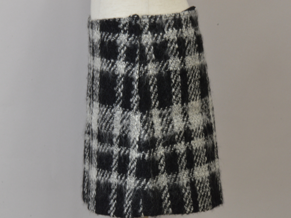 ジルスチュアート JILLSTUART ミニスカート チェック 4サイズ ブラック×ホワイト レディース u_s F-M9500_画像2