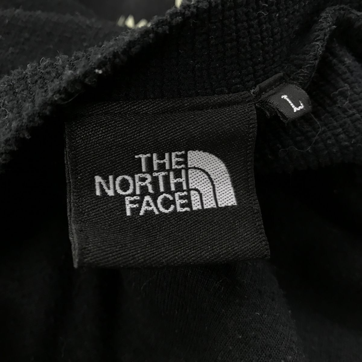 A320-D◆ THE NORTH FACE ノースフェイス L/S DQ GRID CREW Men’s インナー 長袖Tシャツ◆ sizeL ブラック 黒 ポリエステル100の画像8