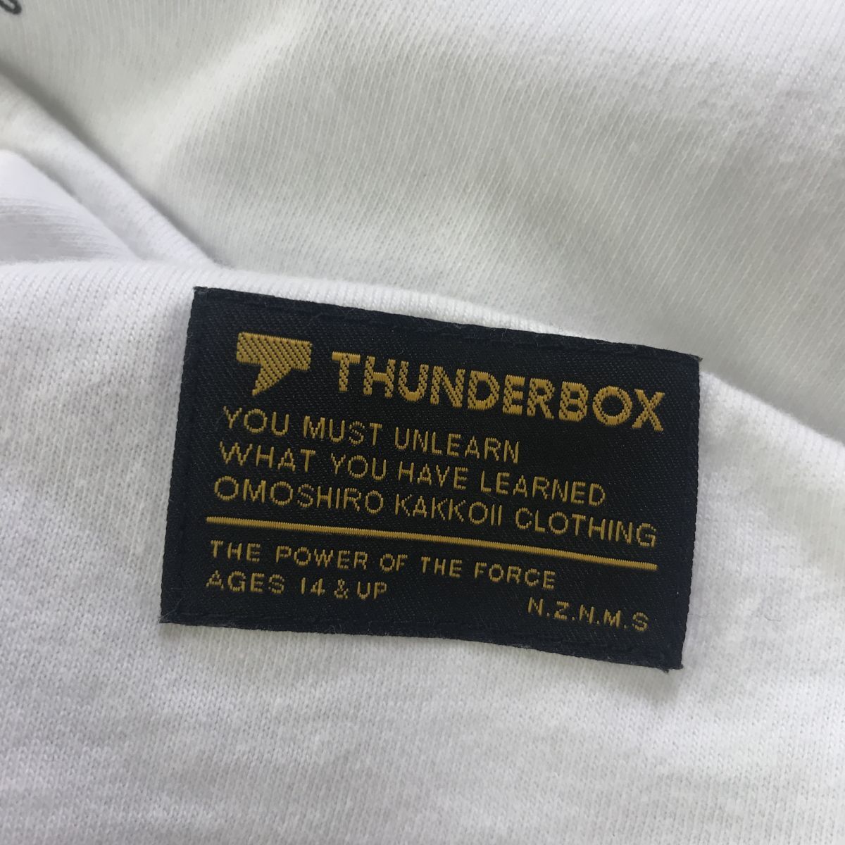 A1438-R◆THUNDERBOX 謎の店 サンダーボックス 半袖Tシャツ◆メンズ 紳士 トップス 大きめ ビッグサイズ バックデザイン インパクト柄_画像8