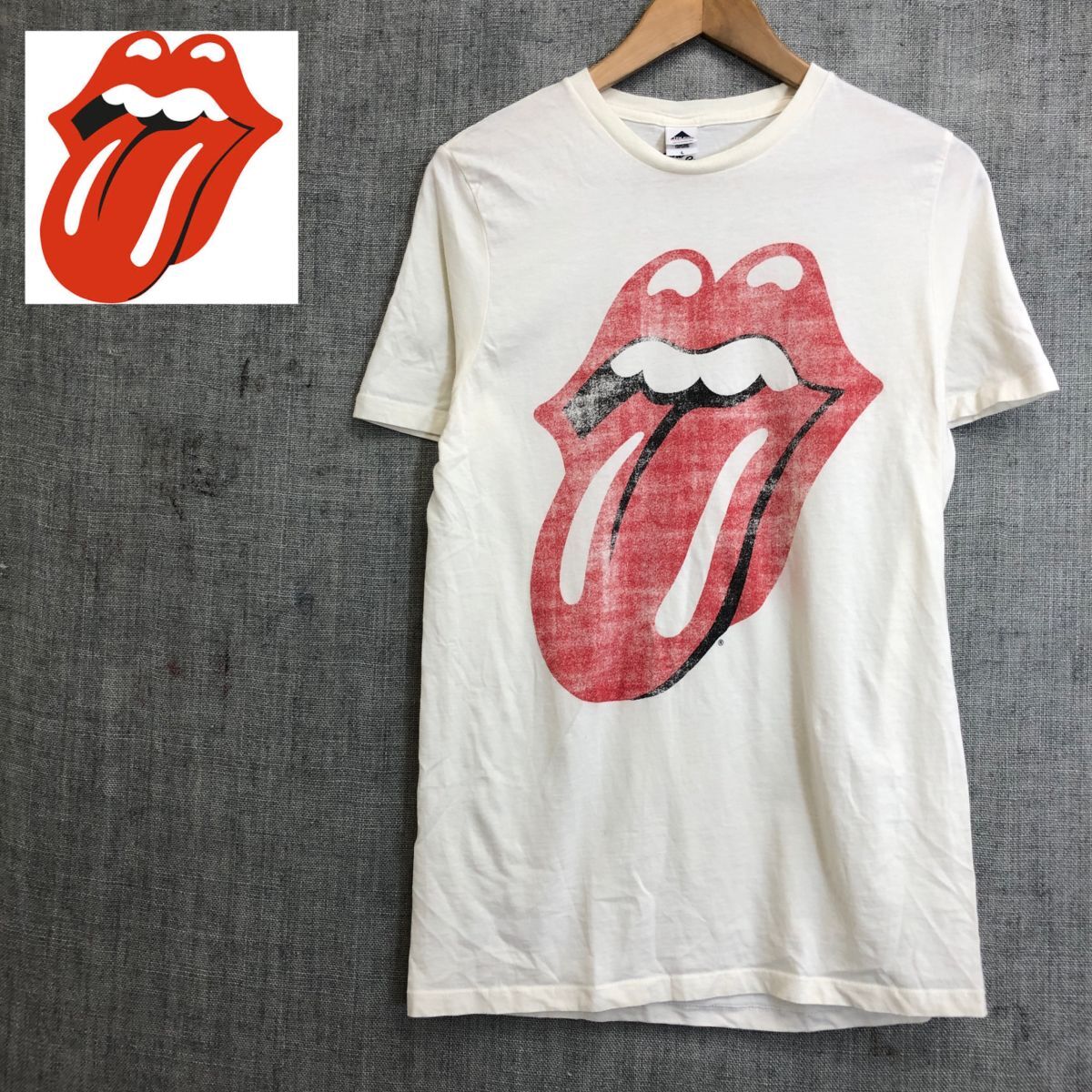 A1777-F◆ THE ROLLING STONES ローリングストーンズ U EXPO 2017 半袖Tシャツ カットソー ◆ sizeL コットン100 ホワイト 古着 春夏_画像1