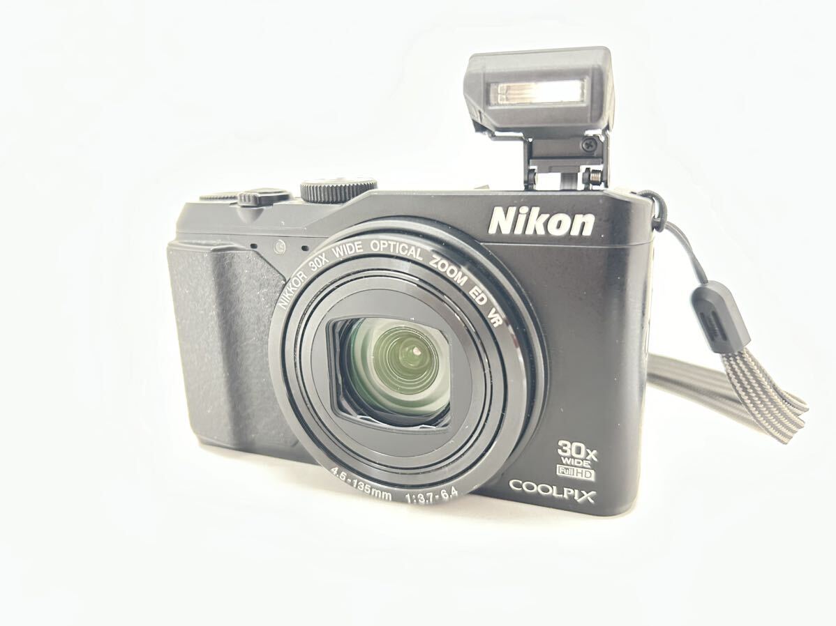 Nikon ニコン Coolpix S9900 コンパクトデジタルカメラ ブラック ボディ コンデジ #74の画像2