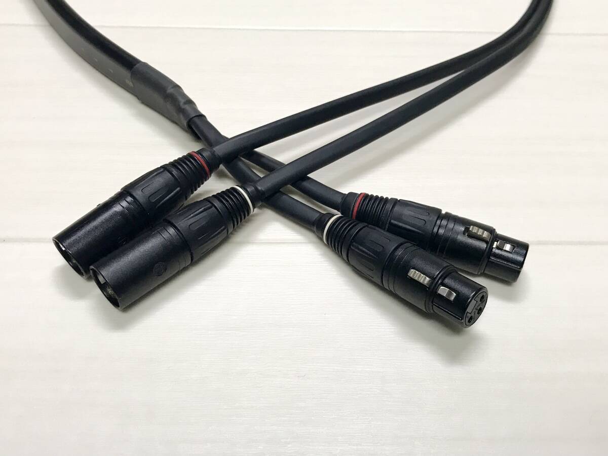 LUXMAN JPX-10000C XLR (1.25m) 高純度 99.99997％ ラックスマン オーディオケーブル XLRケーブル_画像5