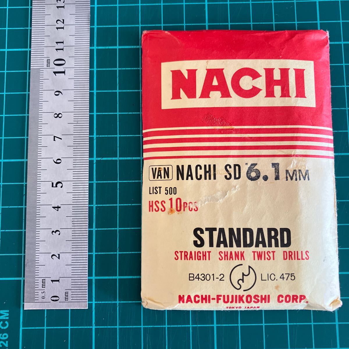 NACHI スタンダードストレートシャンク ドリル 6.1mm_画像1