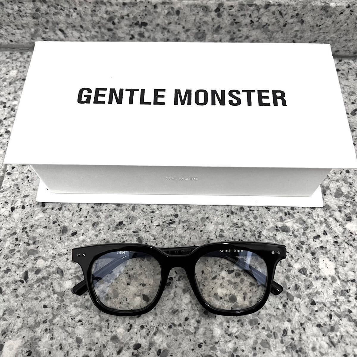 Gentle Monster ジェントルモンスター south side サングラス メガネ 韓国 KPOPクリアースケルトン透明の画像1