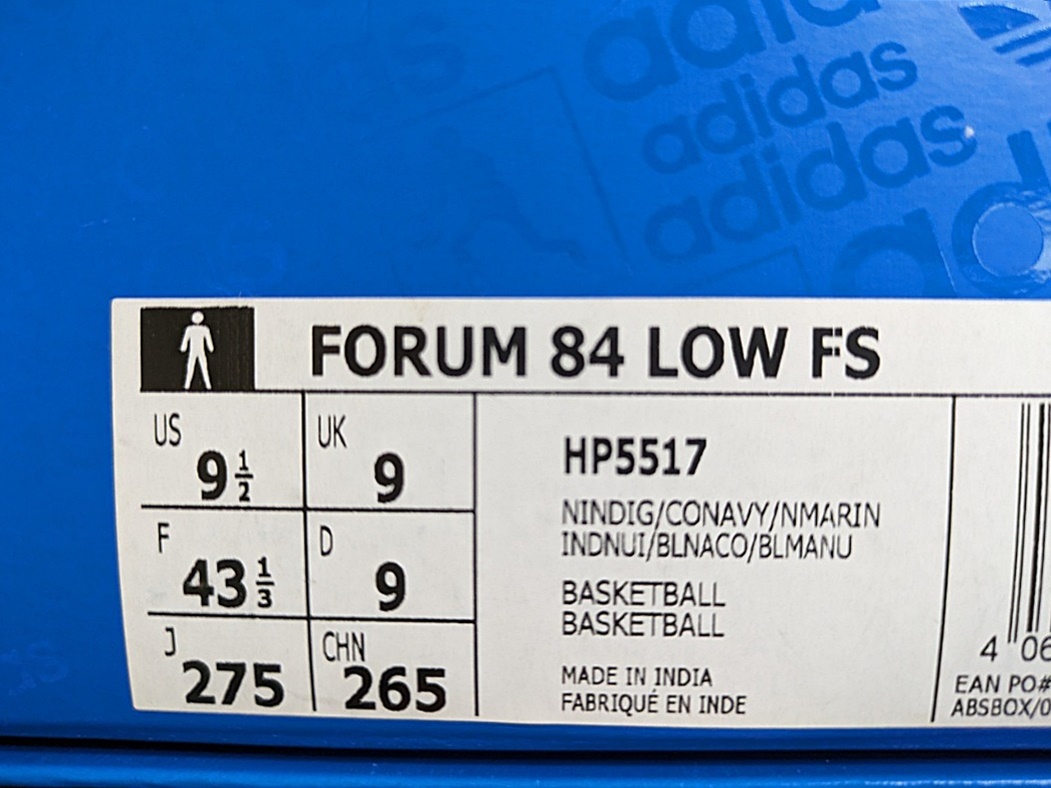 新品 アディダス フォーラム 84 ロー FS 27.5cm adidas FORUM 84 LOW FSの画像7