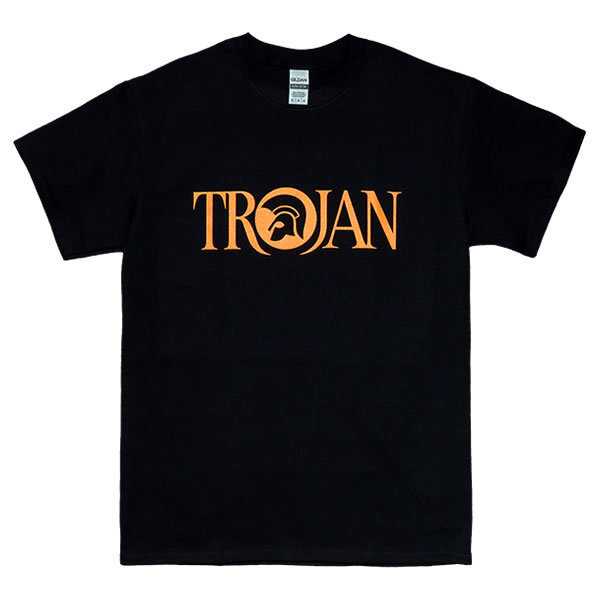 [Mサイズ]Trojan（トロージャン）Records 甲本ヒロト着用 ロゴTシャツ ブラック_画像1
